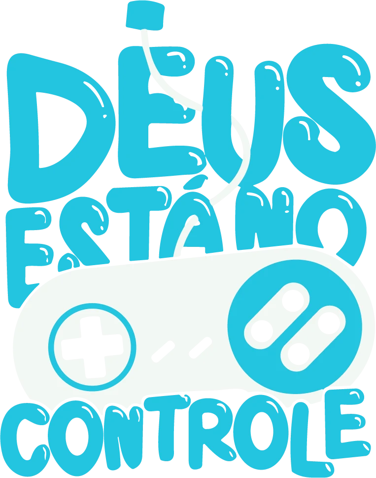 Deus está no controle (azul)
