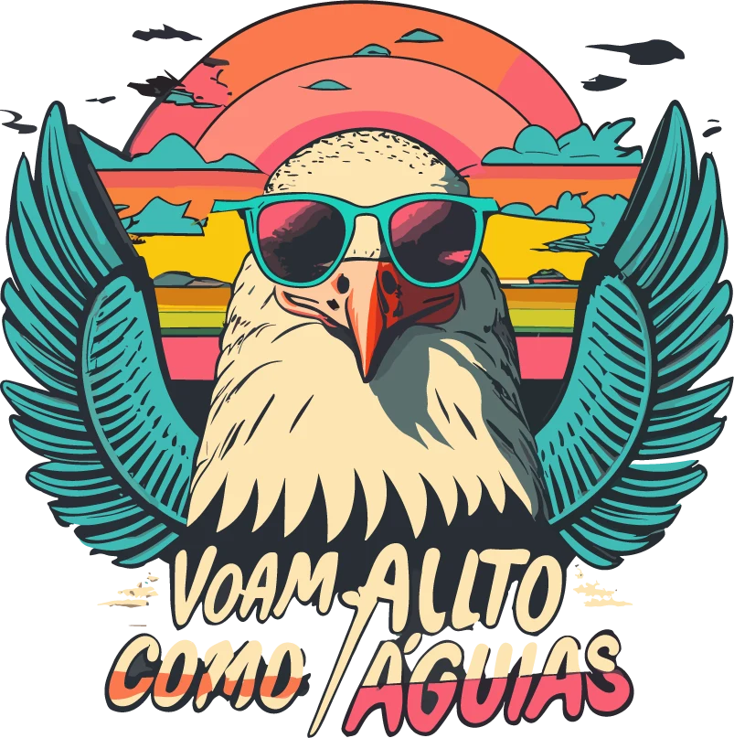 Voam alto como águias (retrô)